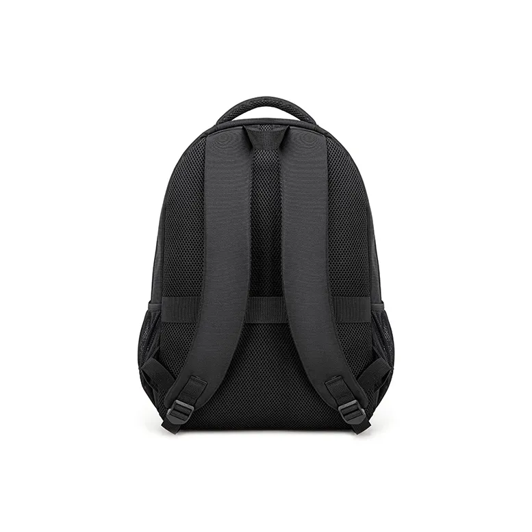 HLA Polyester Backpack Large Size Unisex Black-4