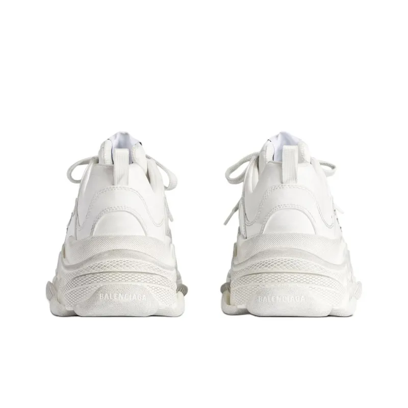 Balenciaga Triple S Low Top Casual Shoes Women's White-5