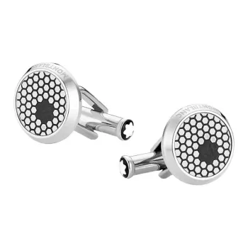 MONTBLANC Metal Cufflinks Men's Silver