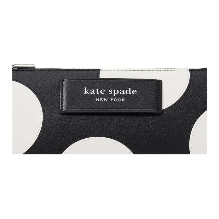 Kate Spade Cow Leather Baguette Bag Crossbody Bag, Shoulder Bag Small Size Women's Black & Multicolor-4