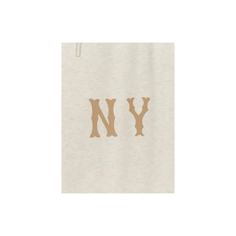 MLB New York Yankees Casual Pants Women's Ecru-3