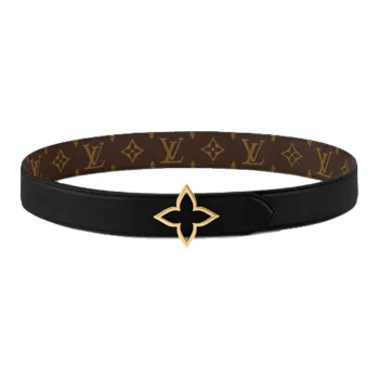 LOUIS VUITTON Slim Flower 35mm Reversible Belt