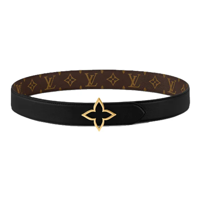 LOUIS VUITTON Slim Flower 35mm Reversible Belt-0