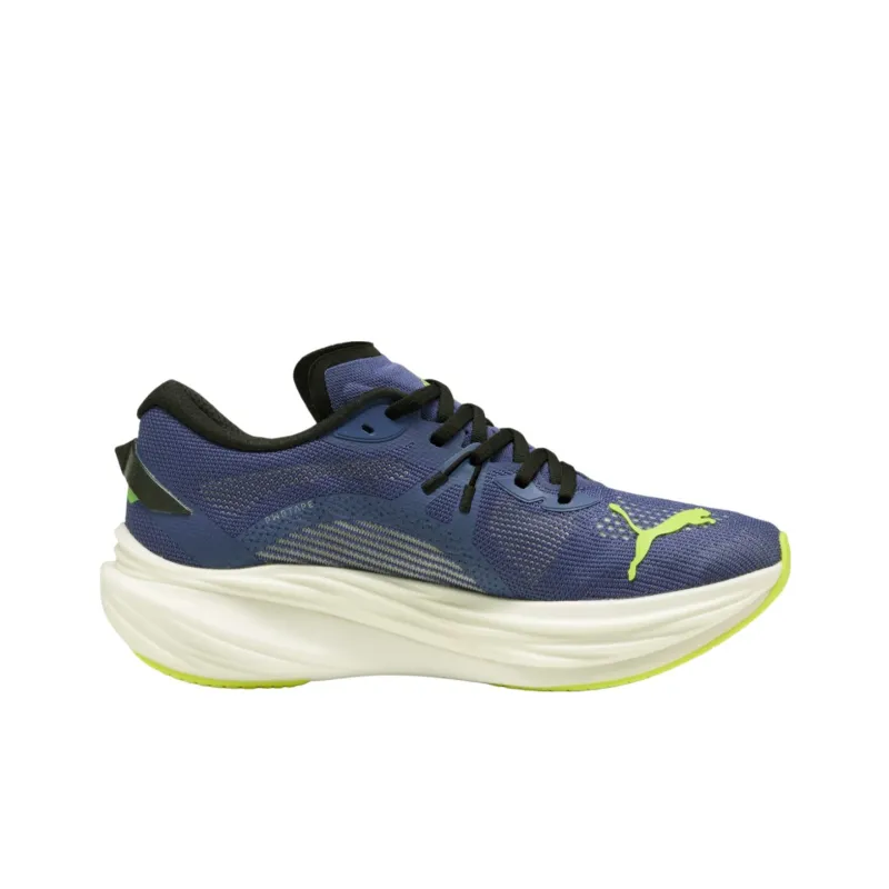 PUMA Deviate NITRO 3 Anti Slip Wear Resistant Low Top Casual Running Shoes Men's Blue Black-1