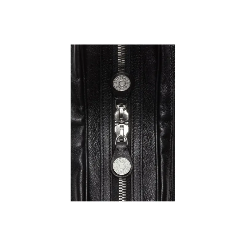 Acne Studios Calfskin One Shoulder Handbag Trumpets Women's Black-4