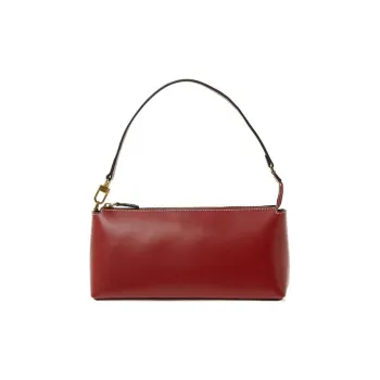 Staud Kaia Calfskin Shoulder Bag Women's Red