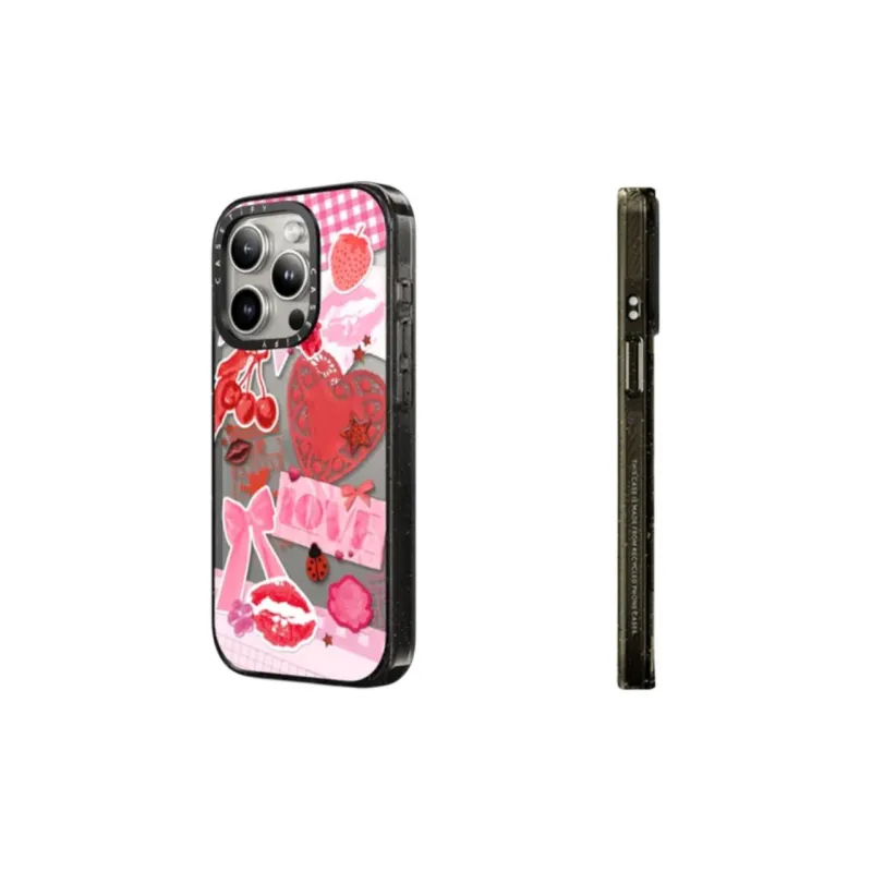 CASETIFY TPU+PC Material Hyakume Planner Sticker Phone Cases Compatibility With IPhone 16/15/Pro/Pro Max-2