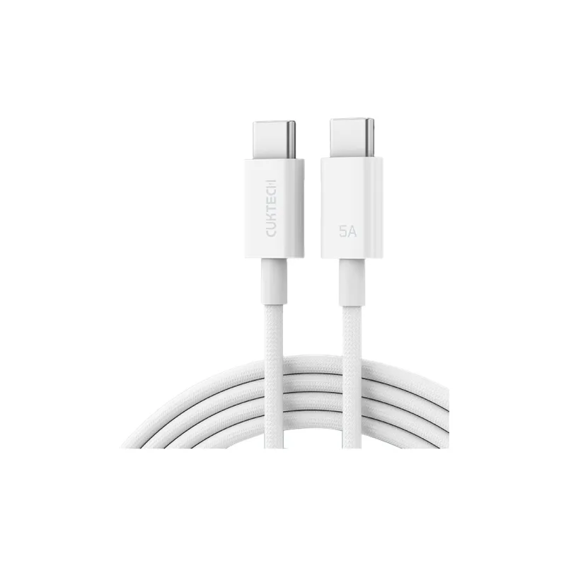 CUKTECH 0.5m X 1 Beige 1.5m X Beige Type c To Type c Laptop Fast Charging Cable PD60W Charger Cable-16