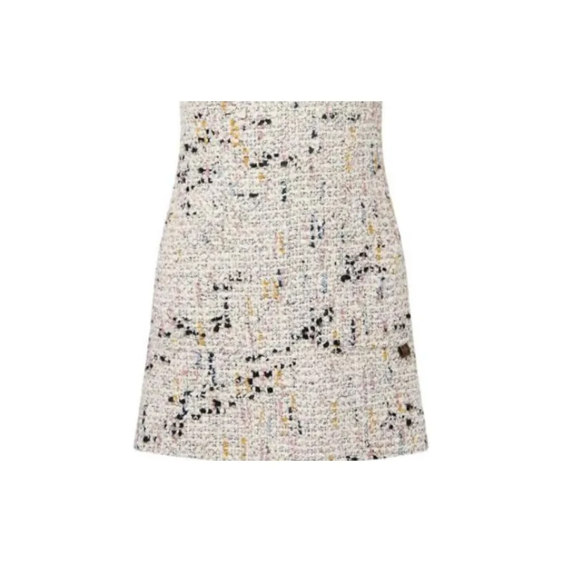LOUIS VUITTON Bouclette Tweed A line Dress-3