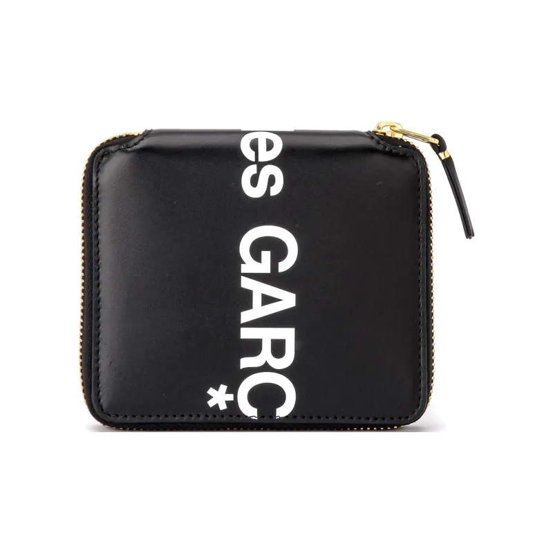 CDG Play Leather Wallet Men's Black-1