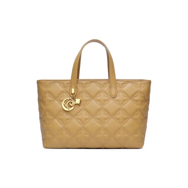 PIERRE CARDIN Cow Leather Tote Bag Shopping Bag Handbag Women's Multicolor-9