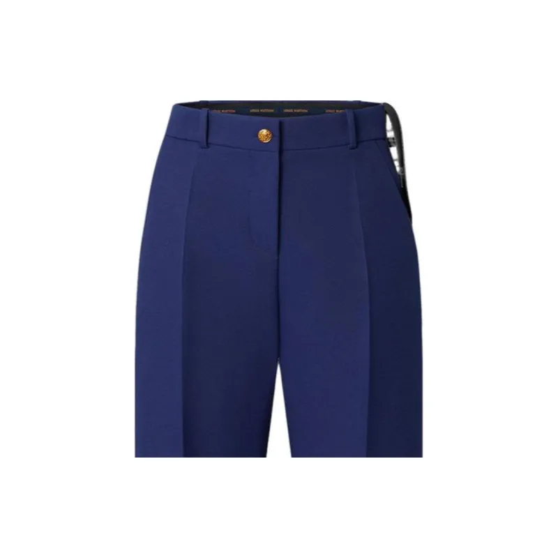 LOUIS VUITTON New Quarterly Products Of LV Casual Shorts Women's Blue-4