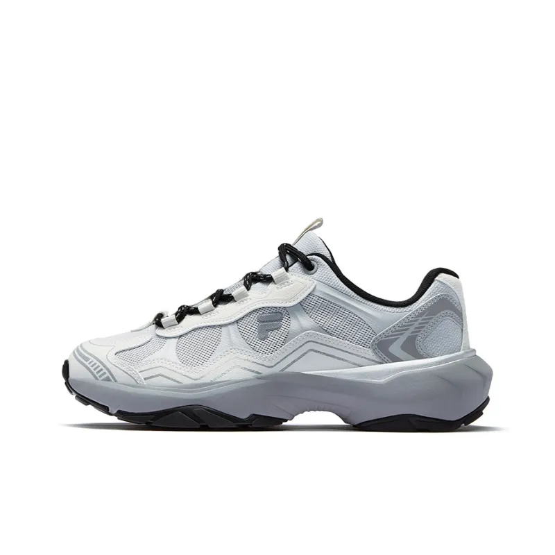 FILA FUSION Lightweight Rebound Low-Top Casual Shoes Men's Gray White-0