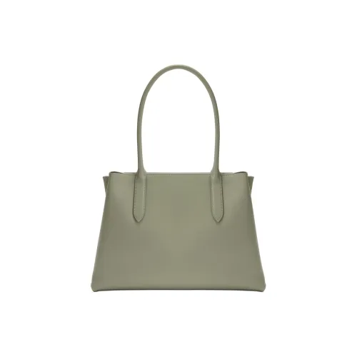 Furla Double Layer Calfskin Tote Bag Shopping Bag Shoulder Bags Large Size Women's Green