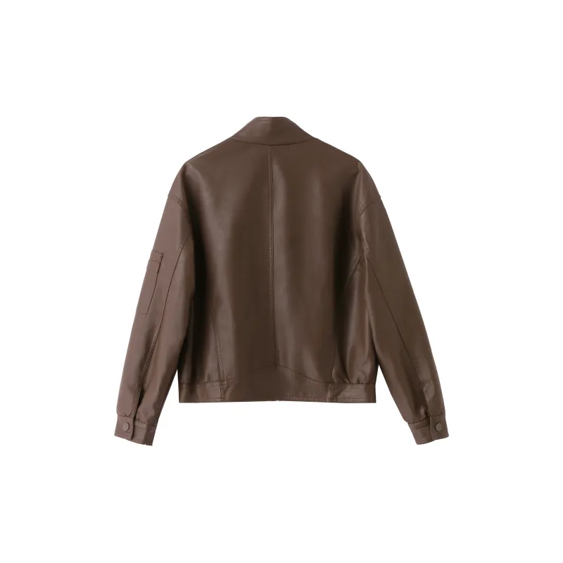 Yi Mengyuan Leather Jacket Women's-1