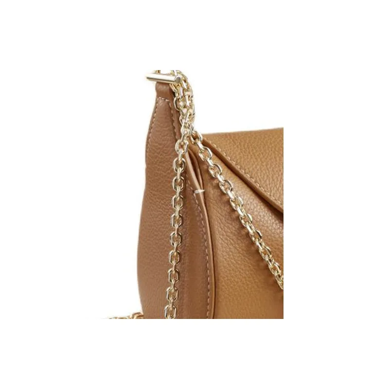 CAFUNE Pebbled Cow Leather Cylinder Bag Shoulder Bag Crossbody Bag Mini Women's Chestnut-2