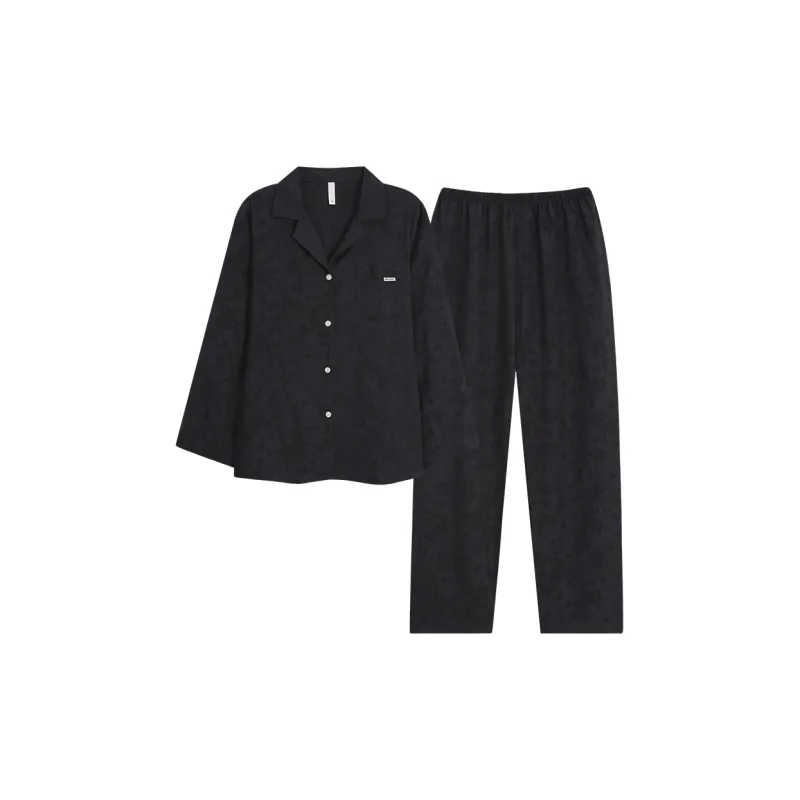 XIAFENYAN Pajama Set Unisex Blue-15