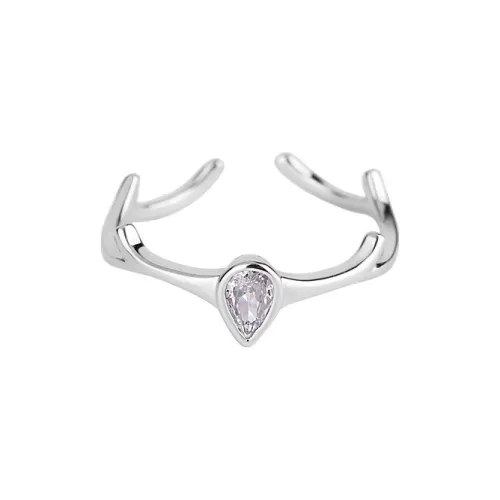 PHOENIXSILY 999 Fine Silver Rings Women's