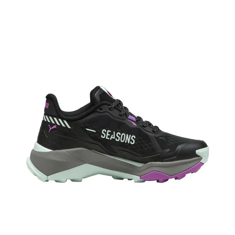 PUMA Anti Slip Wear Resistant Low Top Casual Running Shoes Women's Black-1