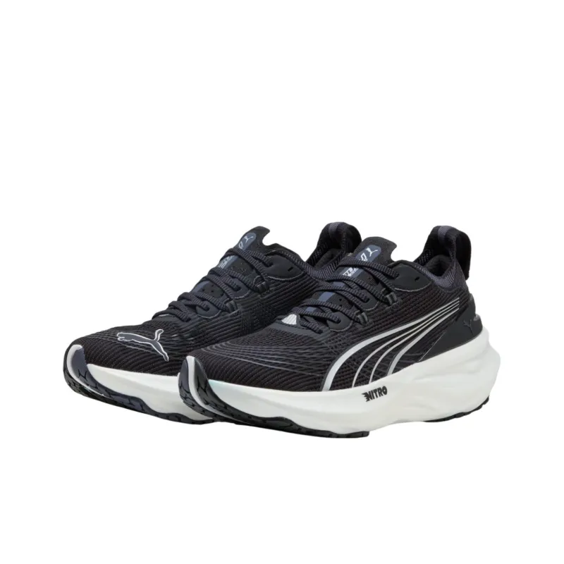 PUMA Anti-Slip Wear-Resistant Low-Top Casual Running Shoes Unisex Black White-1