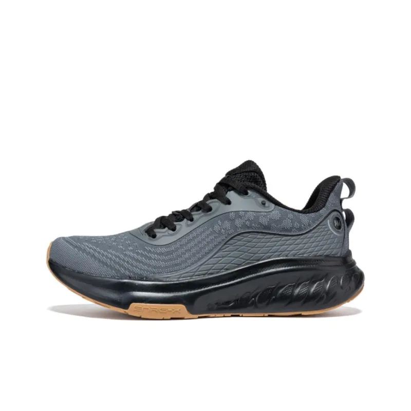 361° Slip Resistant, Breathable, And Resilient Low Top Sprint Running Shoes Men's Black Orange-0