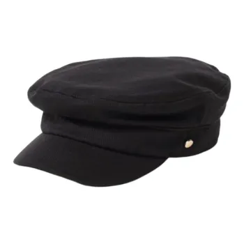Beams Cotton Berets Women's Black