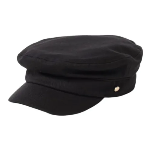 Beams Cotton Berets Women's Black