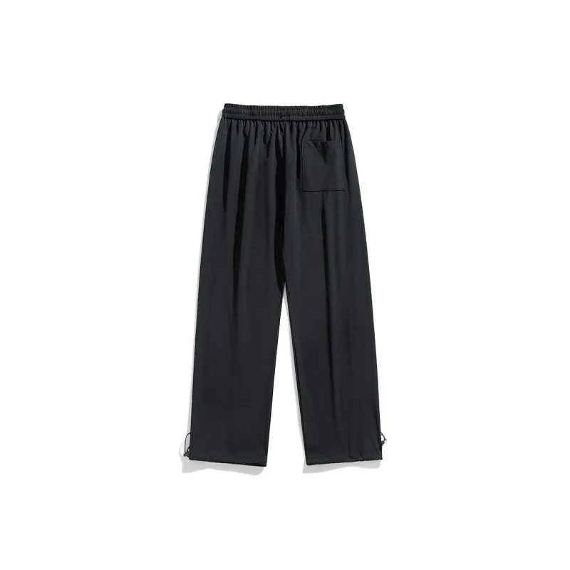 Small Columns Under The Sea Cargo Pants Unisex Black-1