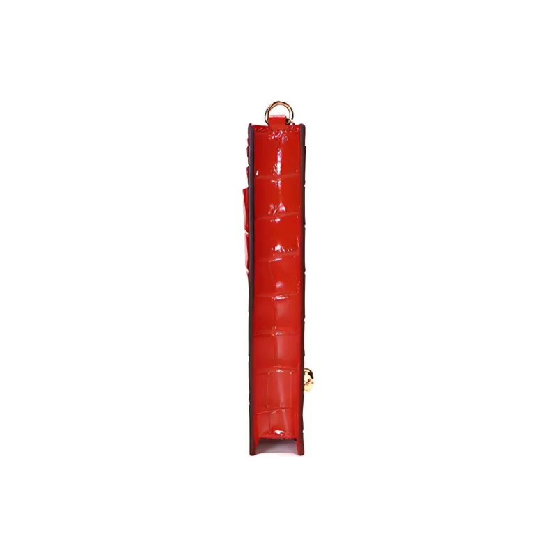 Alexander McQueen Calfskin Cell Phone Pouch Women's Red-2