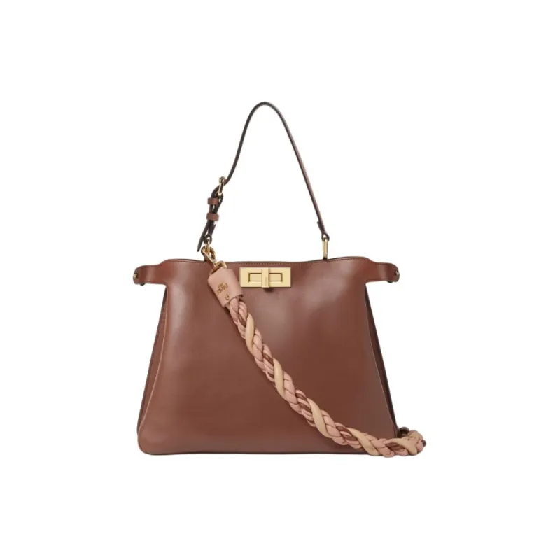 FENDI Calfskin Bag Strap Women's Pink-1