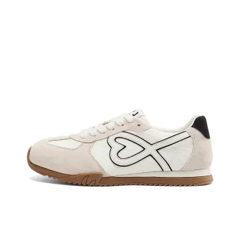 JOSINY Spring Versatile Sporty Style Soft Sole Skateboard Shoes Fashion Lightweight Casual Shoes Women's Ecru
