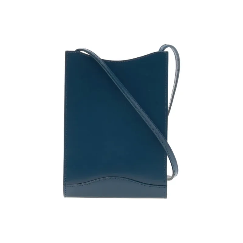 A.P.C Jamie Calfskin Shoulder Bag Women's Dark Blue-2