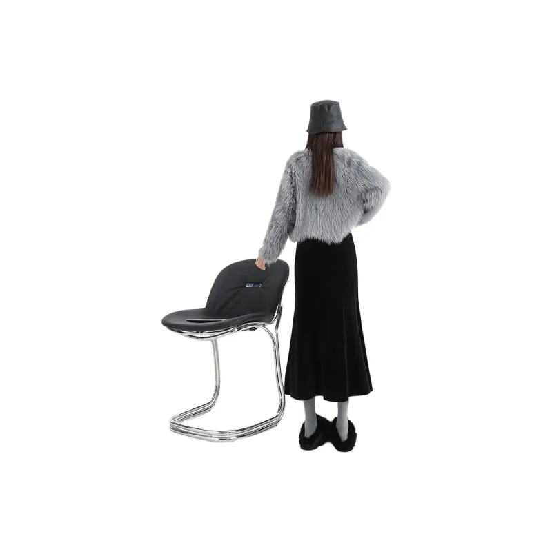 ZAZN Casual Long Skirts Women's Black-2