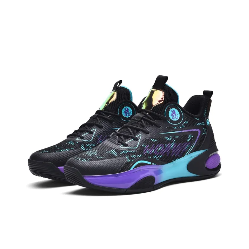 AMICNIEGD Slip-Resistant Breathable Impact-Resistant Low-Top Basketball Shoes Unisex-14