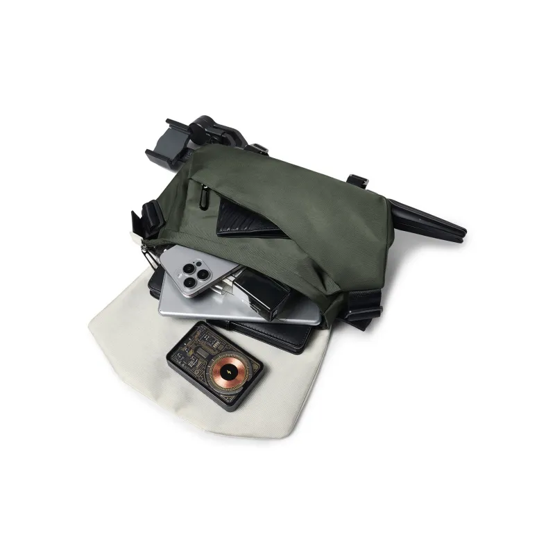 MOYYI Oxford Crossbody Bags Tubas Unisex Black/Green/-29
