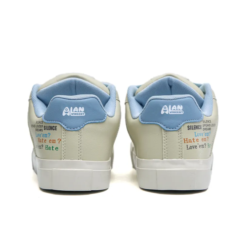 Alan Vincent Slip-Resistant Cushioning Low-Top Skateboard Shoes Women's-7