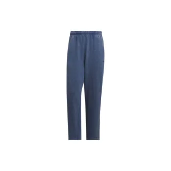 Adidas Originals WASHED JOGGERS Knitted Sports Pants Men's Uniform Blue