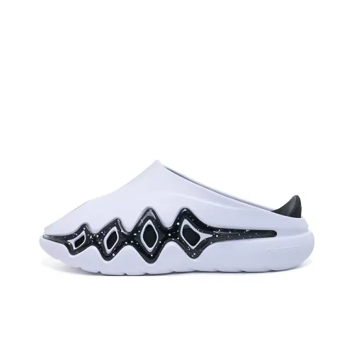 RIGORER EVA Cushioned Slip Resistant Slide Slippers Unisex White Black