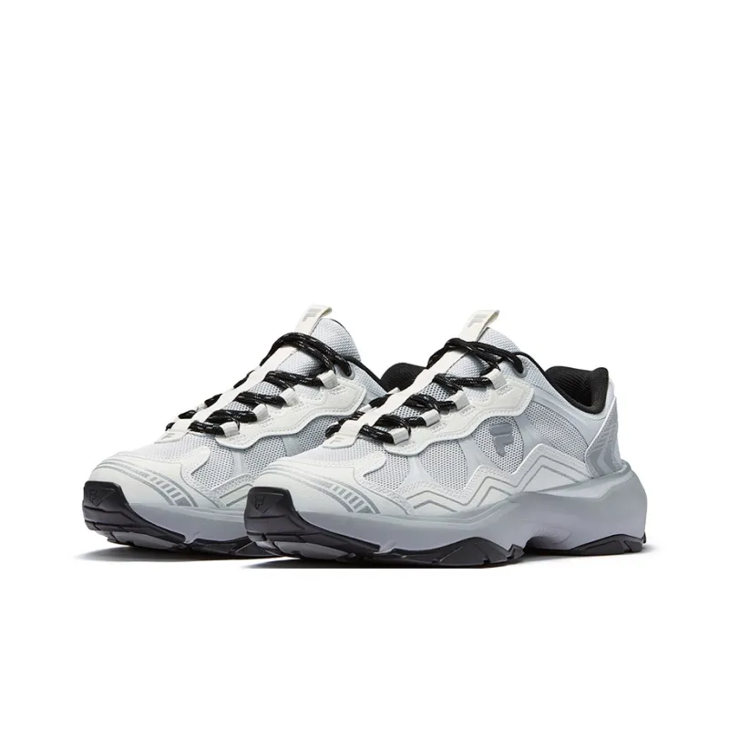 FILA FUSION Lightweight Rebound Low-Top Casual Shoes Men's Gray White-1