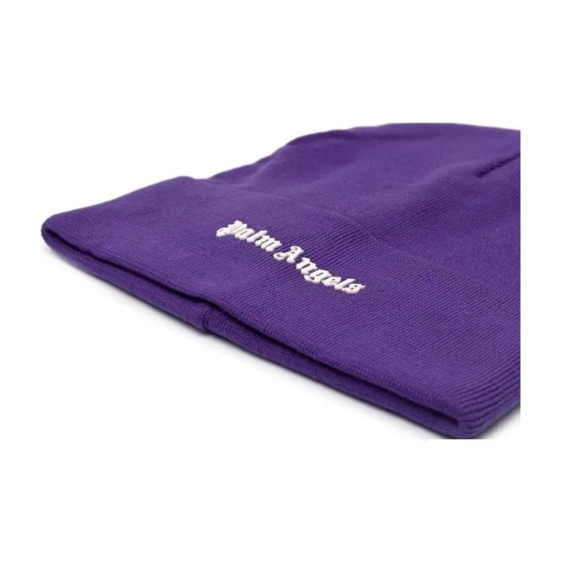 PALM ANGELS Beanies Men Purple-4