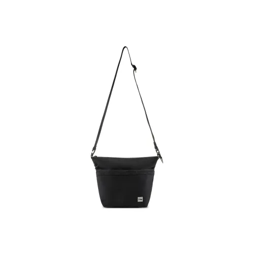 LiNing Fitness Series Polyester Shoulder Bag, Crossbody Bag Unisex Black