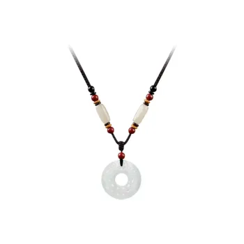 Ancient Jewelry Chalcedony Jade Necklaces Unisex