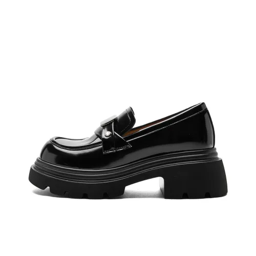 NINE WEST Loafers 5cm Women's Black