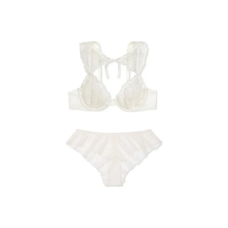 Victoria's Secret Underwear Set Women's White-0
