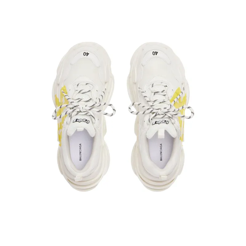 Balenciaga Triple S Low Top Casual Shoes Men's White-4
