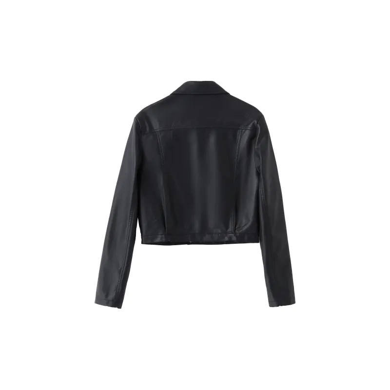 Yi Mengyuan Leather Jacket Women's-1
