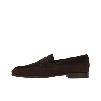 Santoni Classic Almond Toe Loafers