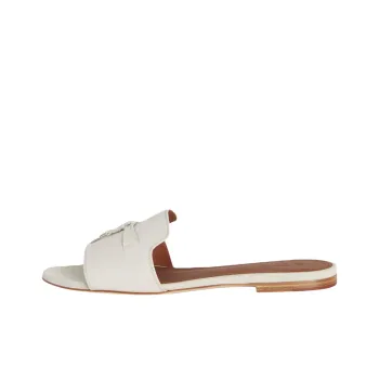 Loro Piana Slide Slippers Women's Gray