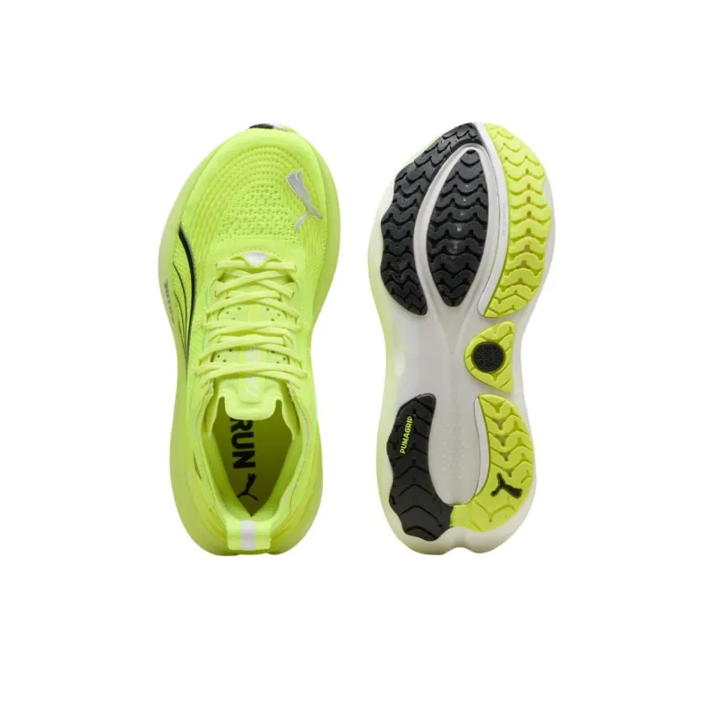 PUMA ForeverRun NITRO™ II Anti Slip Wear Resistant Low Top Running Shoes Men's Yellow Black-3