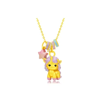 Lao Feng Xiang S925 Silver Necklaces Women's